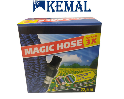 Шланг растяжной для полива Kemal Magic Hose Green 1/2, 5-15 м