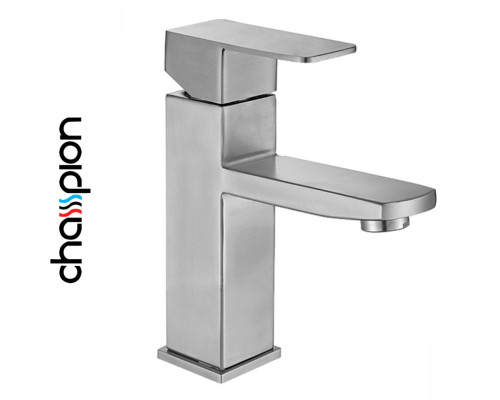 Змішувач для умивальника Champion KUB з нерж. сталі (Chr-001)