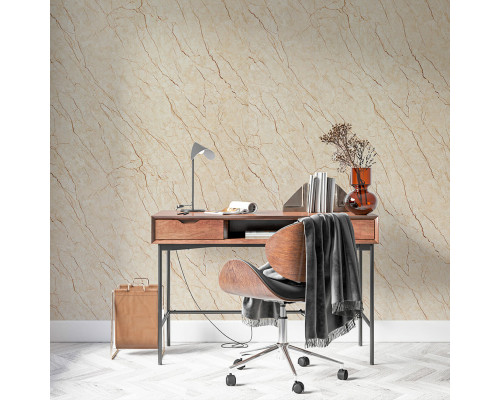 Декоративна ПВХ плита світло-бежевий мармур 1,22х2,44мх3мм SW-00001408