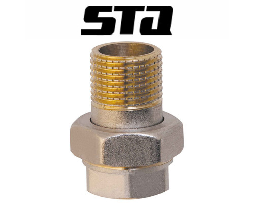 Американка прямая никелированная STA d3/4", Украина