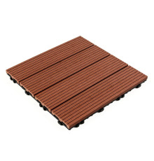 Композитная плитка WPC тик 30*30CM*2СM (D) SW-00001712