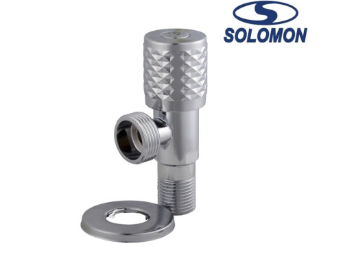 Кран кутовий кераміка Solomon PROFESSIONAL EXCLUSIVE 3/4*1/2