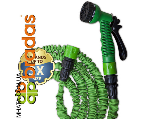 Шланг для поливу BRADAS Trick Hose Green 1/2, 7,5-22м