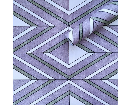 Самоклеющаяся пленка зеленые ромбы 0,45х10м SW-00001257