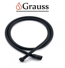 Шланг для душу, обплетення з нержавіючої сталі 150 см (Колір чорний), KB-0801-150-05, Grauss Чехія