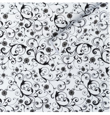 Самоклеющаяся пленка белые вензеля 0,45х10м (10175) SW-00000828