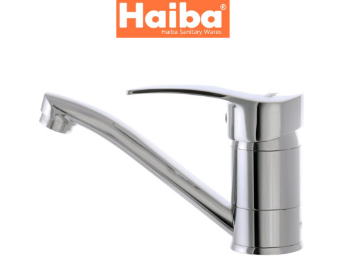 Змішувач для умивальника ялинка на шпильці HAIBA ONIX (Chr-004) 15cm