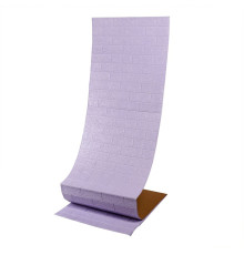 Самоклеюча 3D панель під світло-фіолетову цеглу 19600x700x3мм SW-00001470