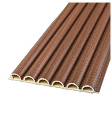 Декоративна WPC кругла стінова рейка 3000*152*15мм (D) SW-00001872
