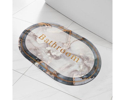 Влагопоглощающий коврик мрамор "Bathroom" 38*58CM*3MM (D) SW-00001569