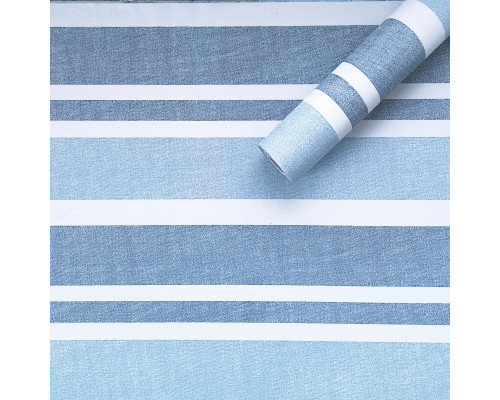 Самоклеющаяся пленка небесно-голубая 0,45х10м SW-00001216