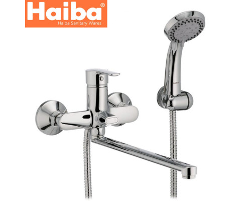 Смеситель для ванны длинный нос HAIBA MARCO EURO (Chr-006)