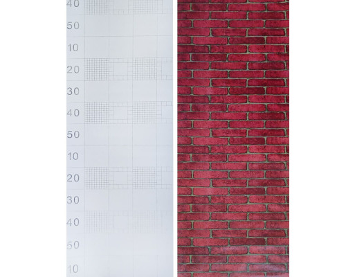 Самоклеющаяся пленка красный кирпич 0,45х10м SW-00001269