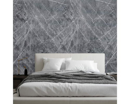 Декоративна ПВХ плита сірий натуральний мармур 1,22х2,44мх3мм SW-00001406