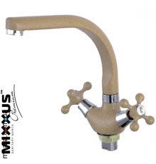 Змішувач для кухні вухо MIXXUS Color Beige (бежевий) (Chr-273), Польща