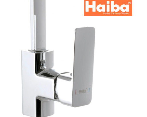 Змішувач для кухні Вухо HAIBA Kubus (Chr-017)