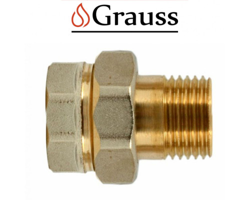Згін американка пряма нікельована Grauss d1/2", Німеччина