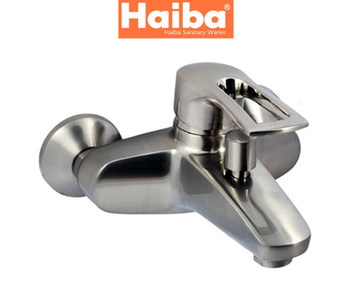 Смеситель для ванны короткий нос HAIBA HANSBERG RS-009 Нержавейка