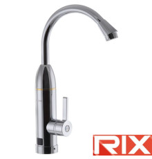 Электрический проточный водонагреватель Rix ELW 03-E с индикатором темп. на мойку 3 кВт
