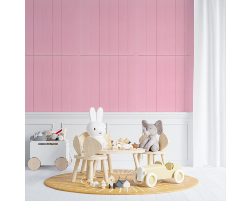 Самоклеюча 3D панель під рожеве дерево 700x700x4мм (379) SW-00001384