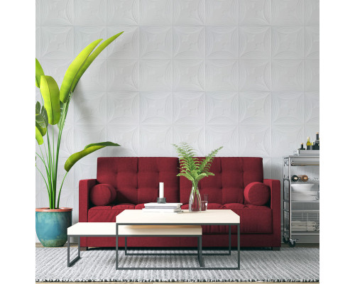 Панель 3D WHITE 700*700*6mm (D) SW-00001959