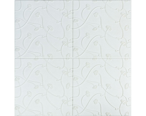 Панель 3D WHITE 700*700*6mm (D) SW-00001958