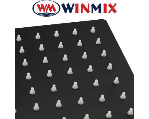 Душевая колонна Winmix KUB-007-J BLACK  со смесителем из нерж. стали SUS304