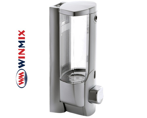 Дозатор для жидкого мыла настенный WInmix LR407 серый ( объем 350 мл)