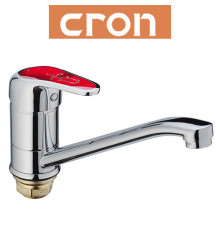 Змішувач для кухні ялинка на гайці 25см Cron Magic Red (Chr-555)