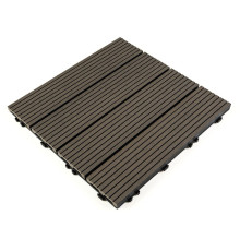 Композитная плитка WPC уголь 30*30CM*2СM (D) SW-00001713