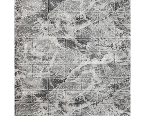 R061-2-20 Панель стінова у рулоні 3D 700мм*19,6м*2мм мармур чорний (D) SW-00002279