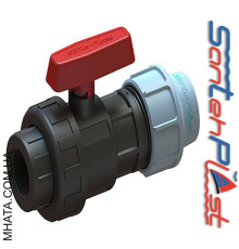 Santehplast Кран зажимной с внутренней резьбой 63*2 ЗВ