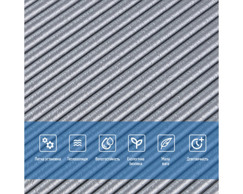 Панель 3D Silver 700*700*4mm (D) SW-00001952