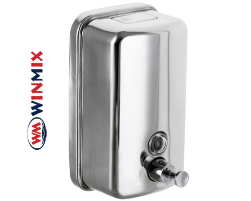 Дозатор для рідкого мила WInmix D-1000-SUS настінний (об'єм 1000 мл)