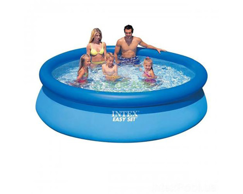 Наливний сімейний басейн INTEX 28158, 457Х84 см, 9792 л + фільтр-насос