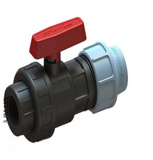 Santehplast Кран зажимной с внутренней резьбой 50*1 1/2 ЗВ