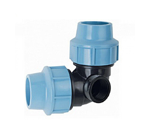 Santehplast Колено Зажимное боковая резьба 32*1/2в
