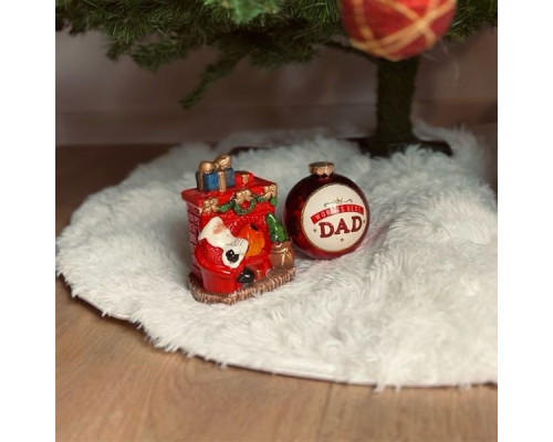 Круглий килимок під ялинку 70 см