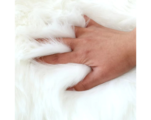 Круглый коврик под елку  70 см (Длинный ворс)