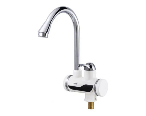 Электрический проточный водонагреватель  RIX  ELW 02-E с индикатором темп. на мойку 3 кВт