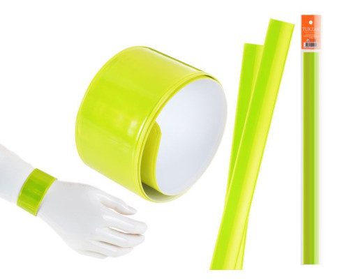 Светоотражающий слэп-браслет, 3х40 см (4 шт.)