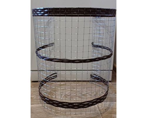 Садовая Ограда-конструктор из ротанга на оцинковой основе 100*33см