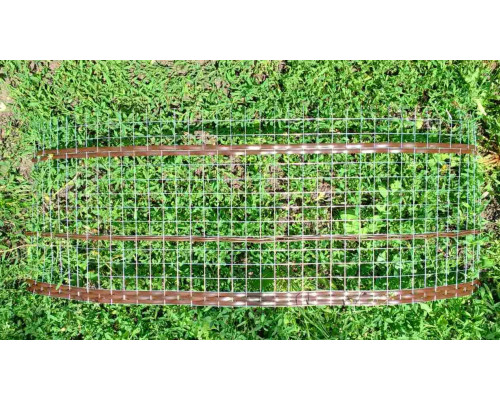 Садовая Ограда-конструктор из ротанга на оцинковой основе 100*33см