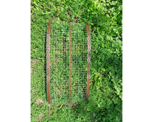 Садовая Ограда-конструктор из ротанга на оцинковой основе 100*100см